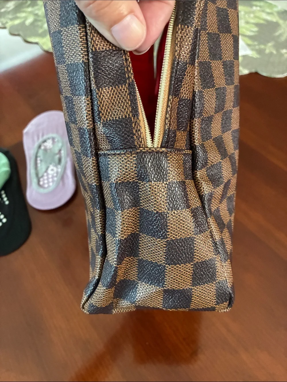 YOGA SOCKS No Show Grip Socks & Checkered Travel Bag to pack for class. ALL NEW